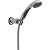 Delta 1-Spray Chrome Handheld Shower Head with Wall Bracket and Hose 527710
