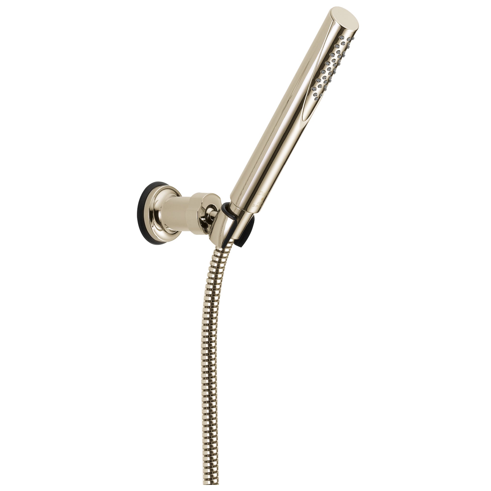 Delta Contemporary Polished Nickel Finish Wall-Mount Hand Shower with Wall Bracket and Hose D55085PN