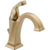 Delta Dryden Champagne Bronze Single-Hole 1-Handle Modern Bathroom Faucet 555940