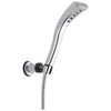 Delta Universal Showering Components Collection Chrome Finish H2Okinetic Single-Setting Adjustable Wall Mount Hand Shower Head and Hose 604248