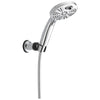 Delta Universal Showering Components Collection Chrome Finish Hydro Powered Digital Display Temp2O 6-Setting Wall Mount Hand Shower with Hose D55446