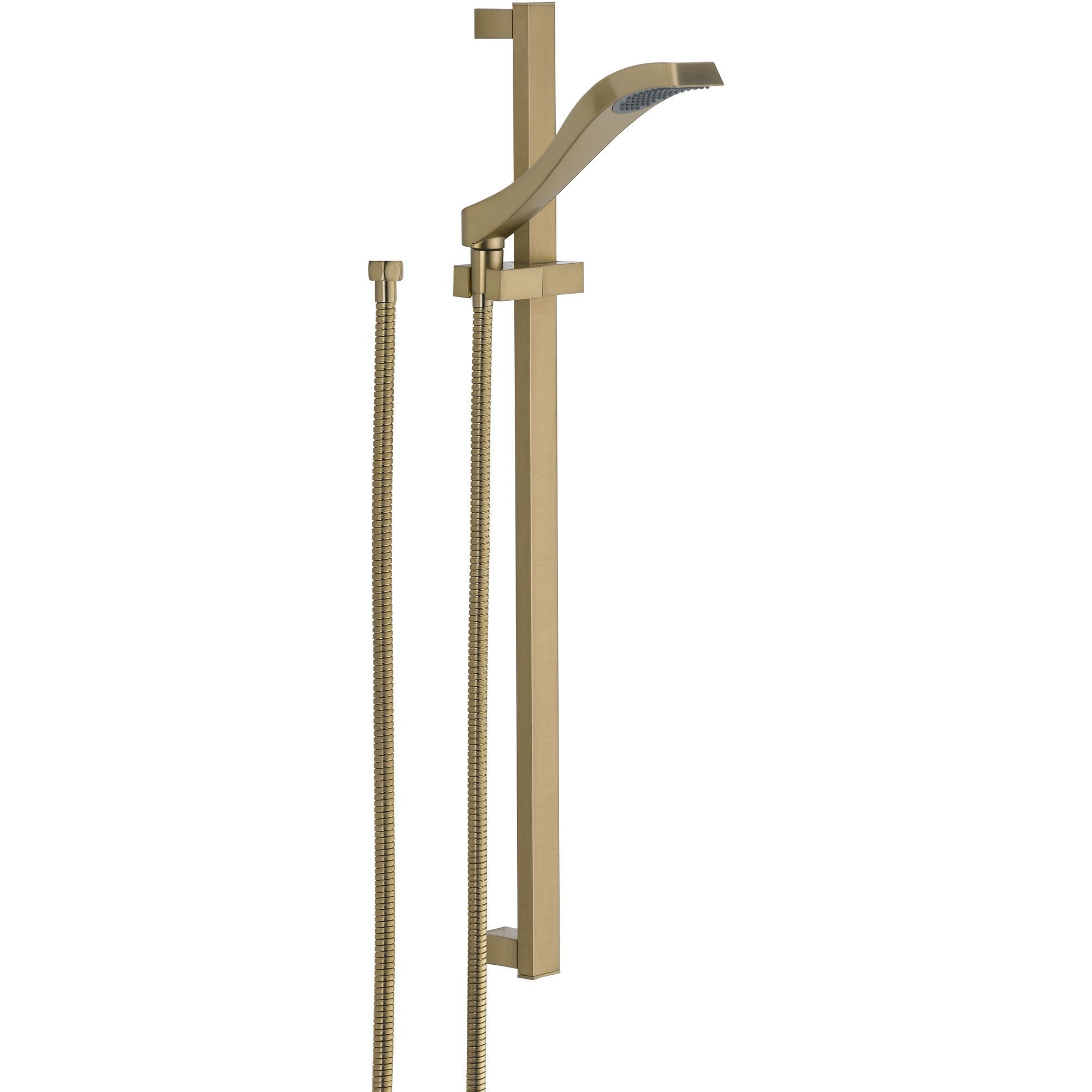 Delta Champagne Bronze Modern Handheld Showerhead Faucet with Slide Bar 563282
