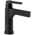 Delta Zura Matte Black Finish Single Handle Bathroom Faucet with Touch2O.xt Technology D574TBLDST
