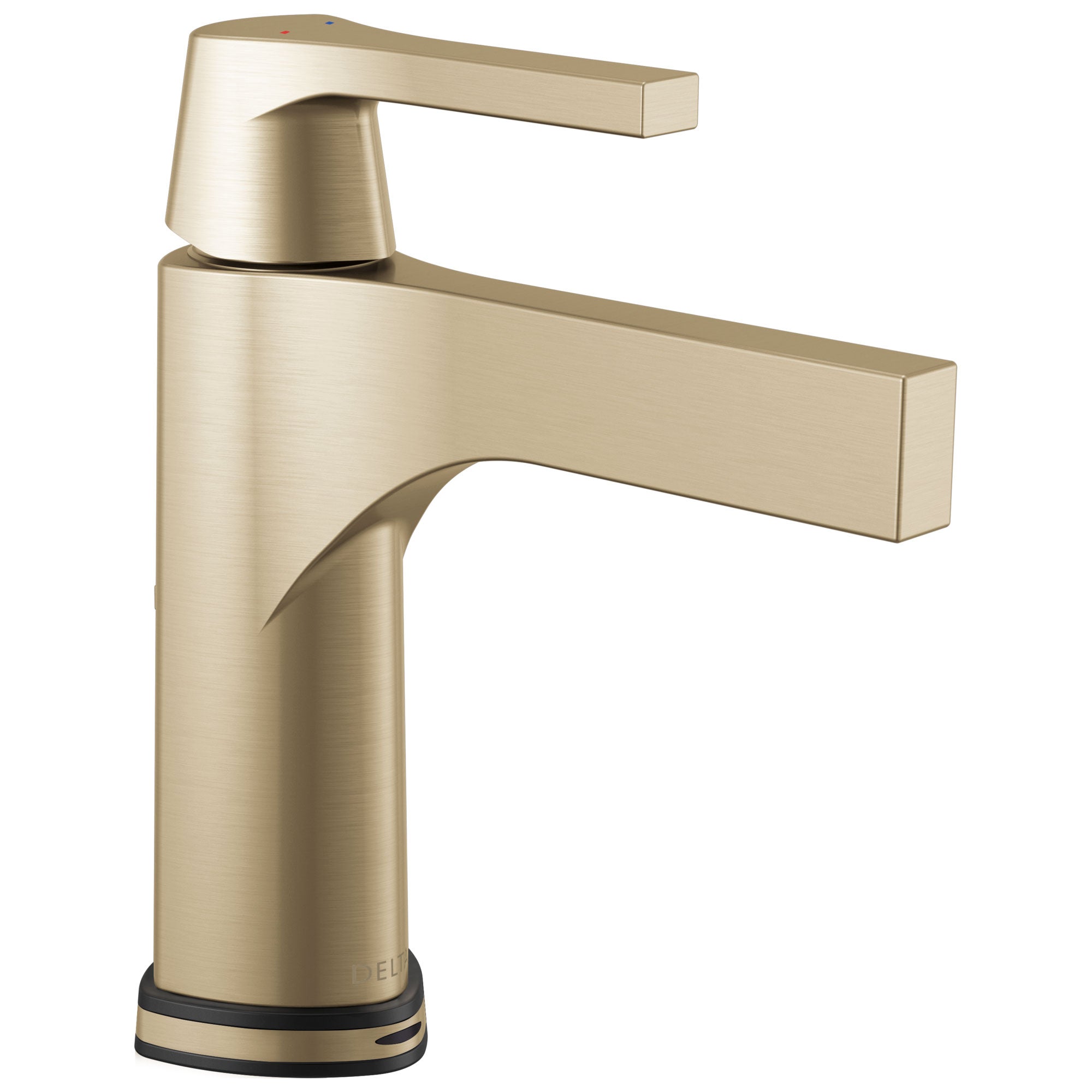 Delta Zura Champagne Bronze Finish Single Handle Bathroom Faucet with Touch2O.xt Technology D574TCZDST