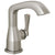 Delta Stryke Stainless Steel Finish Single Hole Bathroom Sink Faucet Includes Lever Handle and Matching Drain D3597V