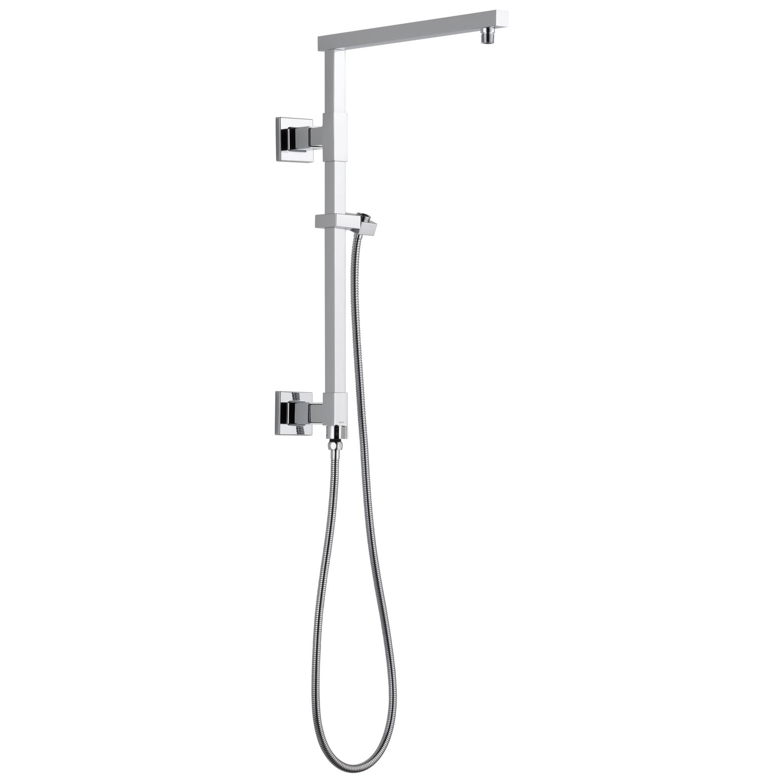 Delta Chrome Finish Emerge Modern Angular Square Shower Column 18" (Requires Showerhead, Hand Spray, and Control) D58410