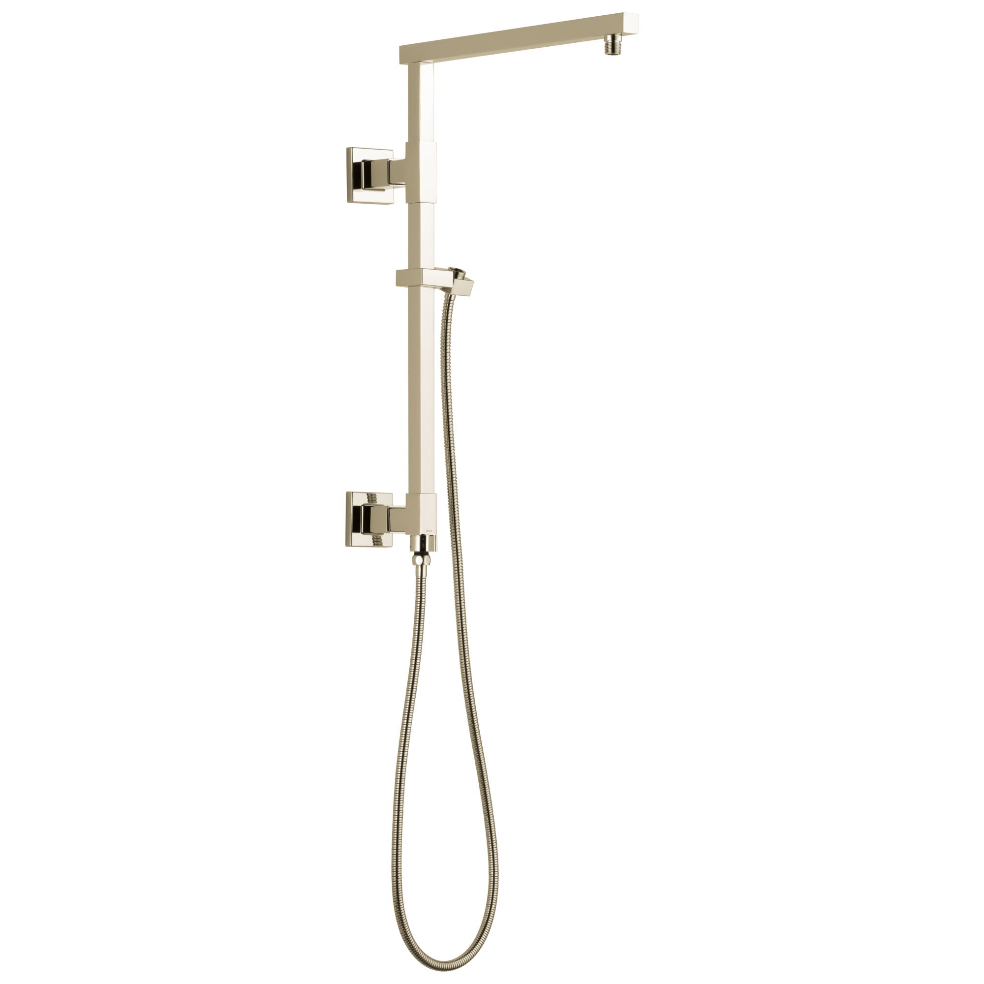 Delta Polished Nickel Finish Emerge Modern Angular Square Shower Column 18" (Requires Showerhead, Hand Spray, and Control) D58410PN