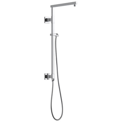 Delta Chrome Finish Emerge Modern Angular Square Shower Column 26" (Requires Showerhead, Hand Spray, and Control) D58420