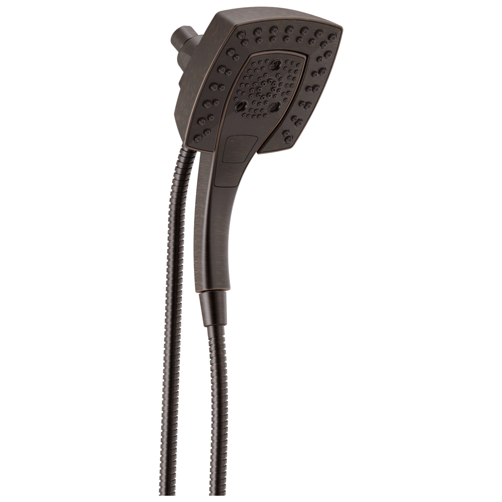 Delta Venetian Bronze Finish H2Okinetic In2ition 5-Setting Modern Two-in-One Showerhead Hand Shower Combo D58474RB25