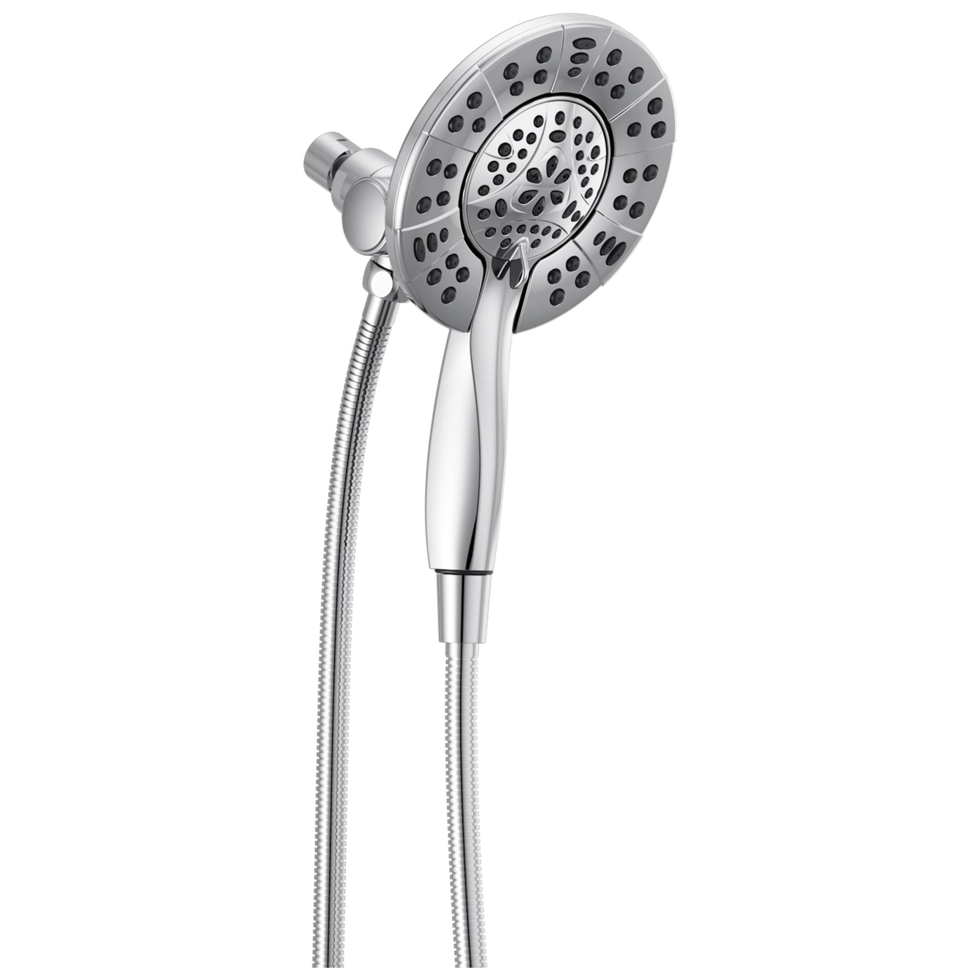 Delta Chrome Finish In2ition HSSH 1.75 GPM 4-Setting Dual Hand Shower and Round Showerhead Spray D58499