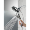 Delta Chrome Finish In2ition HSSH 2.5 GPM 5-Setting Dual Hand Shower and Showerhead Spray D5856925PK