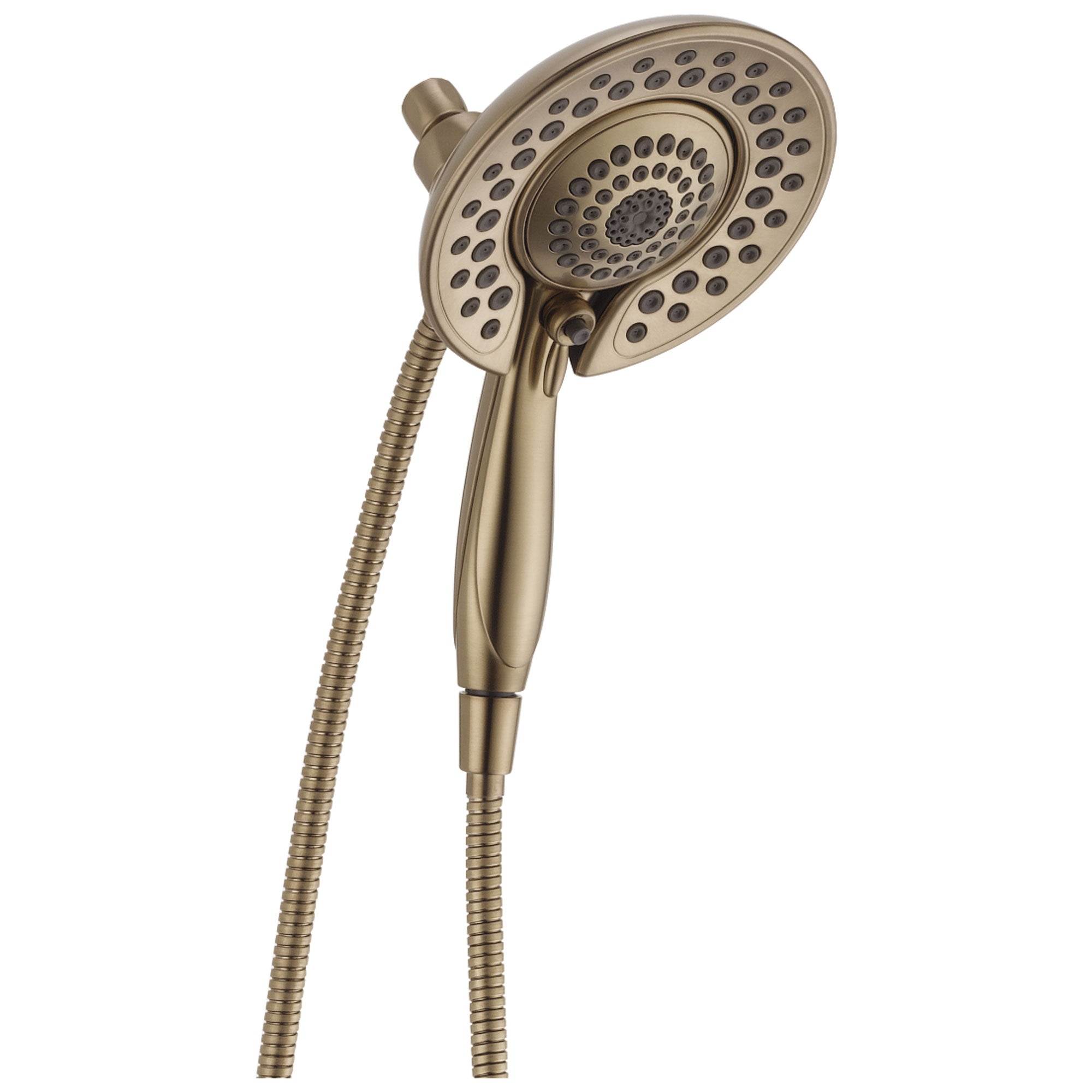Delta Champagne Bronze Finish In2ition HSSH 2.5 GPM 5-Setting Dual Hand Shower and Showerhead Spray D58569CZ25PK