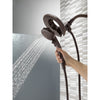 Delta Venetian Bronze Finish In2ition HSSH 2.5 GPM 5-Setting Dual Hand Shower and Showerhead Spray D58569RB25PK