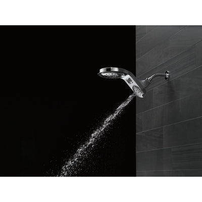 Delta Chrome Finish HydroRain 5-Setting Two-in-One Shower Head D5858025PK