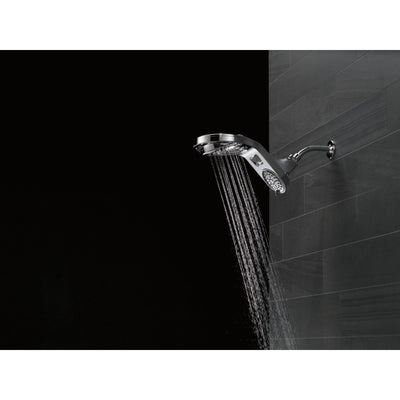 Delta Chrome Finish HydroRain 5-Setting Two-in-One Shower Head D5858025PK