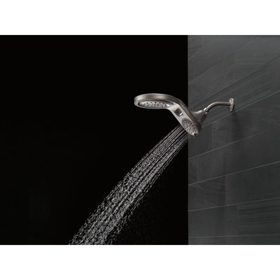 Delta Stainless Steel Finish HydroRain 5-Setting Two-in-One Shower Head D58580SS25PK