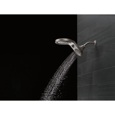 Delta Stainless Steel Finish HydroRain 5-Setting Two-in-One Shower Head D58580SS25PK