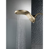 Delta Champagne Bronze Finish HydroRain H2Okinetic 5-Setting Two-in-One Shower Head D58581CZPK