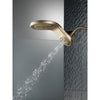 Delta Champagne Bronze Finish HydroRain H2Okinetic 5-Setting Two-in-One Shower Head D58581CZPK