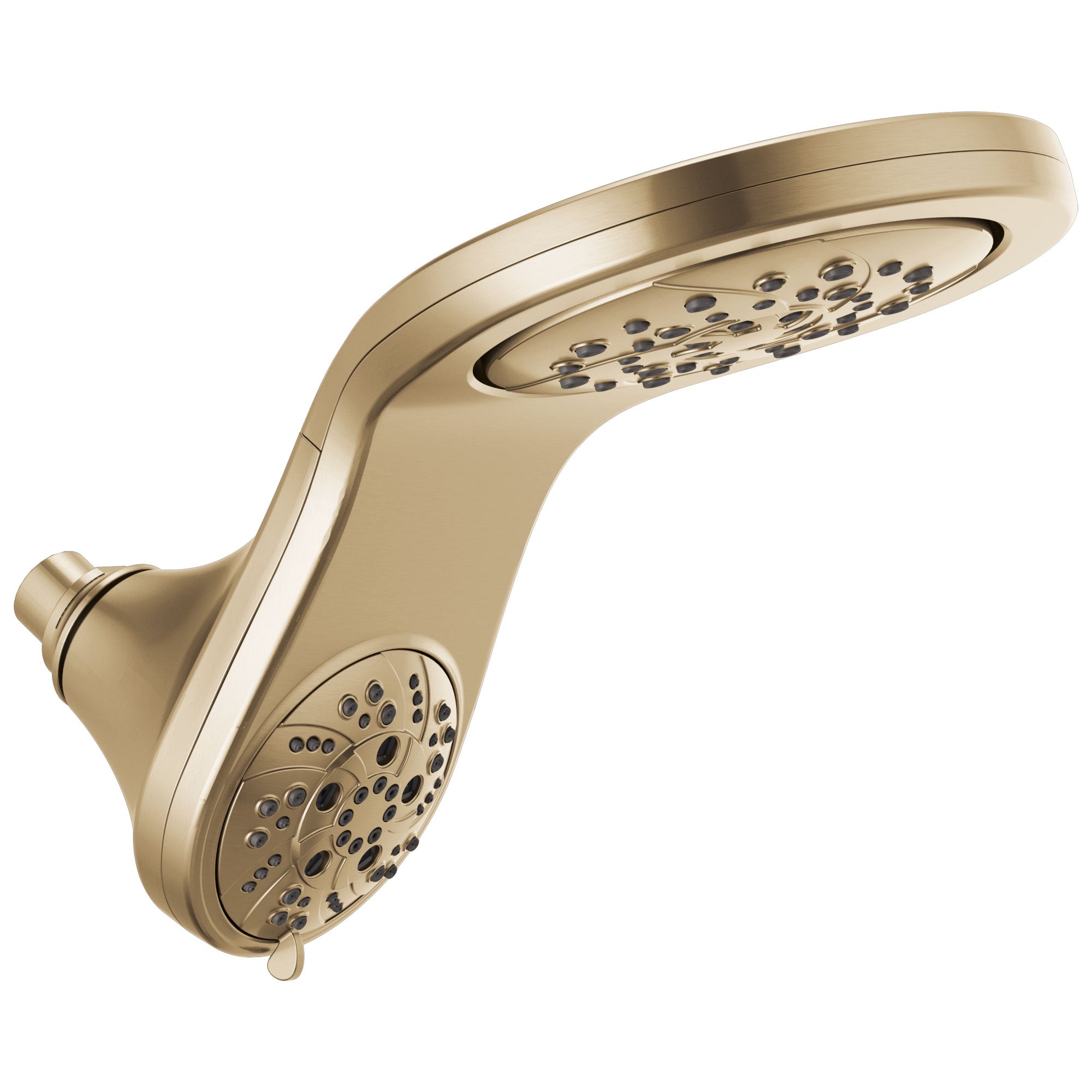 Delta Champagne Bronze Finish HydroRain H2Okinetic 5-Setting Two-in-One Shower Head D58581CZ25PK