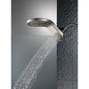 Delta Stainless Steel Finish HydroRain H2Okinetic In2ition 5-Setting Two-in-One Showerhead D58581SSPK