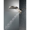 Delta Stainless Steel Finish HydroRain H2Okinetic In2ition 5-Setting Two-in-One Showerhead D58581SSPK