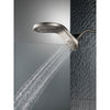 Delta Stainless Steel Finish HydroRain H2Okinetic 5-Setting Two-in-One Shower Head D58581SS25PK