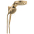 Delta Champagne Bronze Finish HydroRain H2Okinetic 5-Setting Two-in-One Shower Head and Hand Spray D58680CZ25