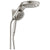 Delta Stainless Steel Finish HydroRain H2Okinetic 5-Setting Two-in-One Shower Head and Hand Spray D58680SS