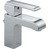 Delta Modern Chrome Arzo Collection Bathroom Sink Faucet, 24" Single Towel Bar, and Shower Only Faucet INCLUDES Rough-in Valve Package D016CR