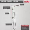 Delta Stainless Steel Finish Emerge Shower Column 18" Round (Requires Showerhead, Hand Spray, and Control) D58810SS