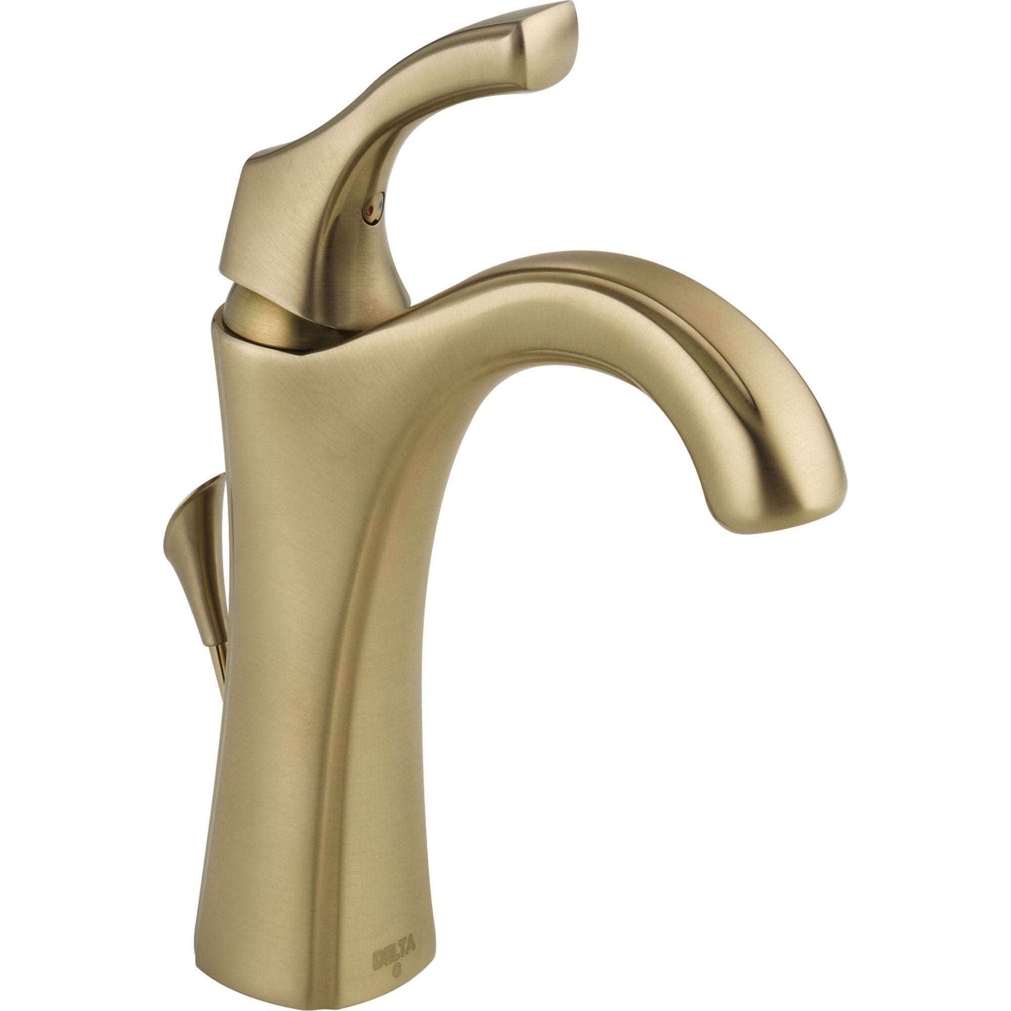 Delta Addison Single Hole 1-Handle Champagne Bronze Tall Bathroom Faucet 524911