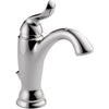 Delta Linden Chrome Single Hole One Handle Mid-Arc Bathroom Faucet 555583