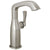 Delta Stryke Stainless Steel Finish Mid-Height Spout Single Hole Bathroom Sink Faucet Includes Lever Handle D3589V