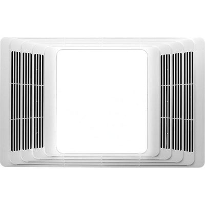 Broan 659 50 CFM Quiet Bathroom Exhaust Ventilation Fan with Heater and Light