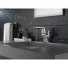 Delta Pivotal Chrome Finish Single Handle Mid-Height Bathroom Sink Faucet D699DST