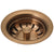 Delta Brushed Bronze Finish Kitchen Sink Flange and Basket Strainer D72010BZ
