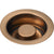 Delta 4-1/2" Brushed Bronze Kitchen Sink Disposal Flange and Stopper 607606