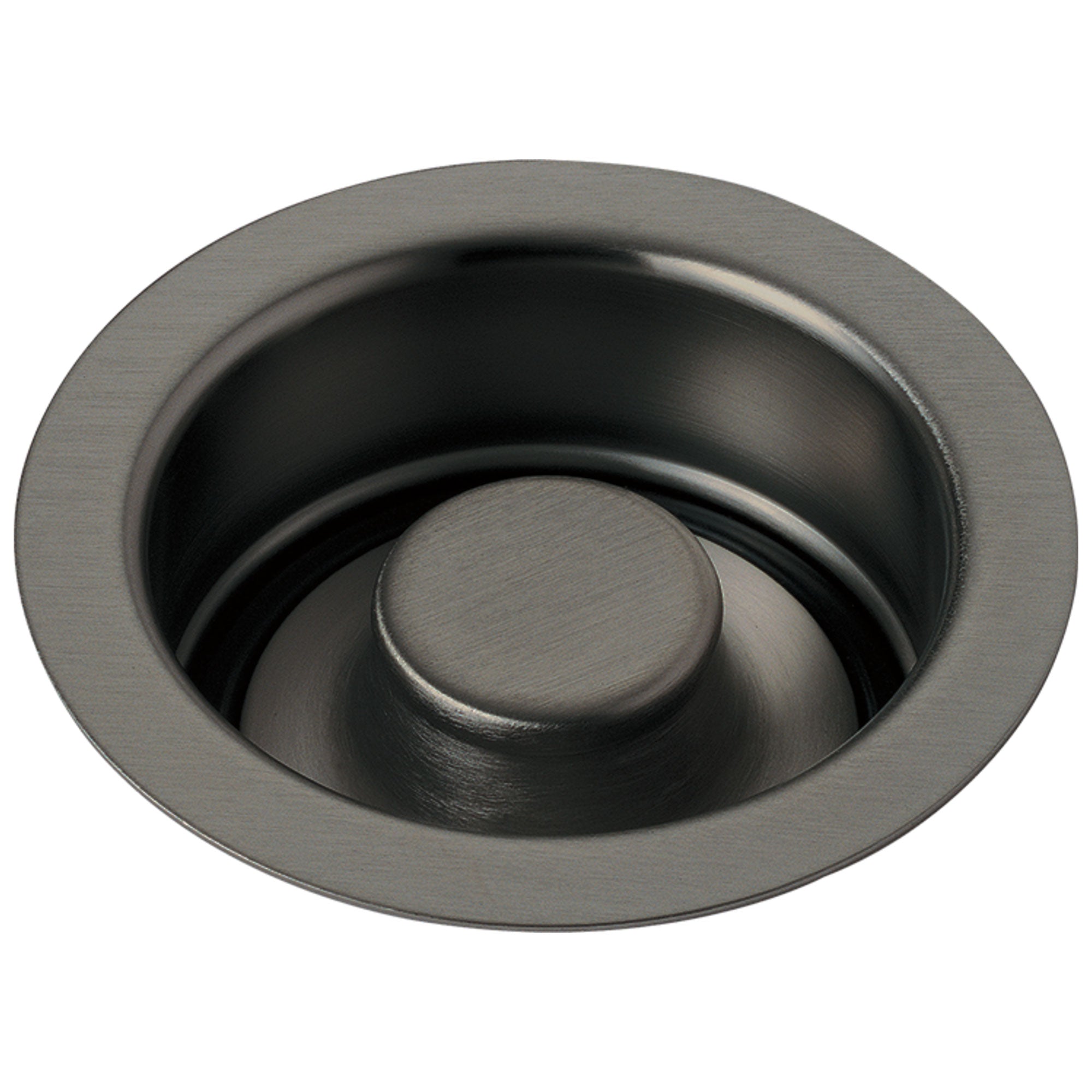 Delta Contemporary Black Stainless Steel Finish Kitchen Sink Disposal and Flange Stopper D72030KS