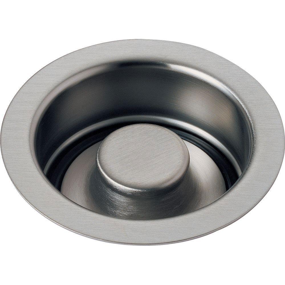 Delta Classic Stainless Steel Finish Kitchen Disposal and Flange Stopper 536701