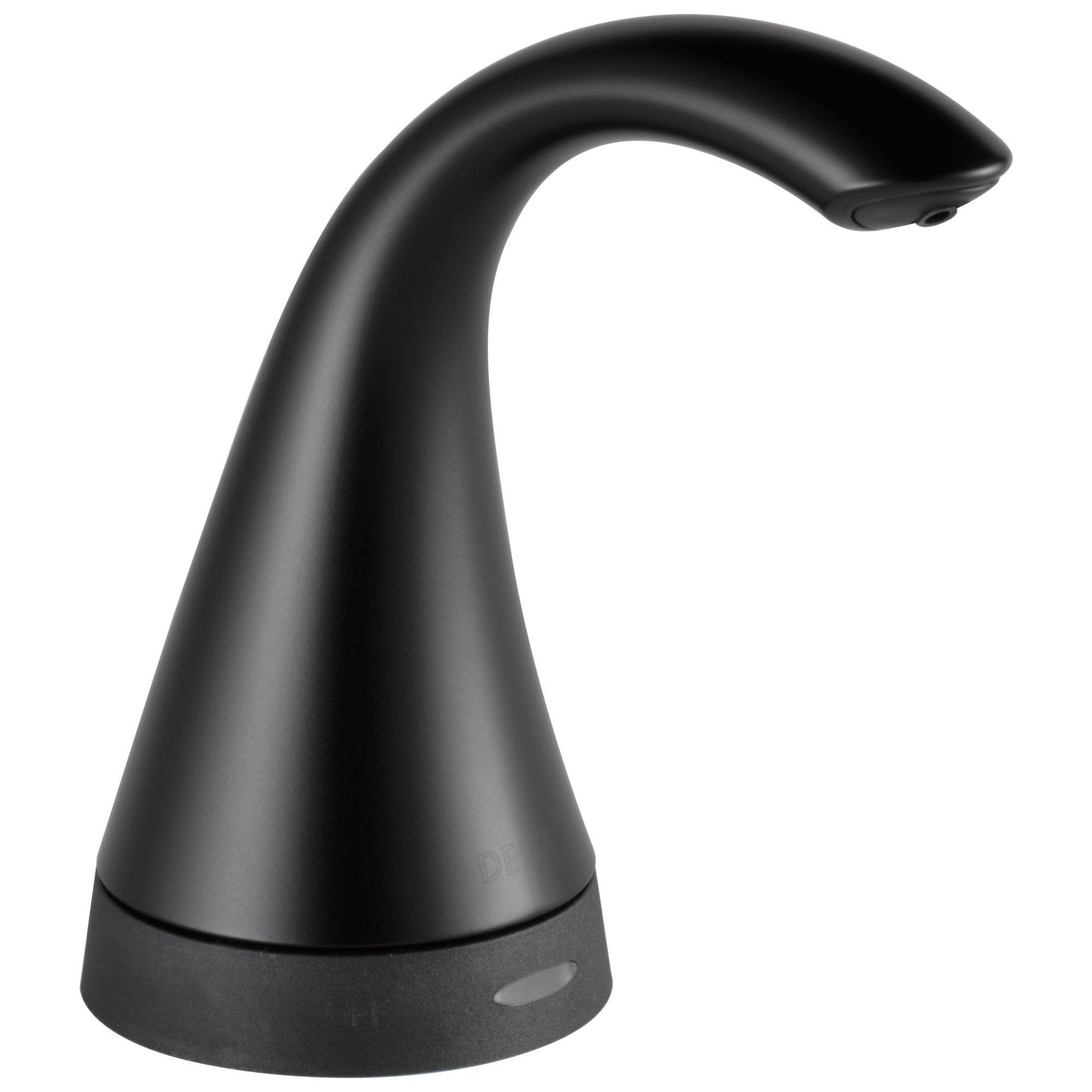 Delta Addison Collection Matte Black Finish Transitional Electronic Deck Mounted Soap Dispenser with Touch2Oxt Technology 732811