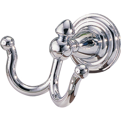 Delta Victorian Chrome DELUXE Accessory Set Includes: 24" Towel Bar, Paper Holder, Robe Hook, Towel Ring, & Toilet Tank Lever D10090AP
