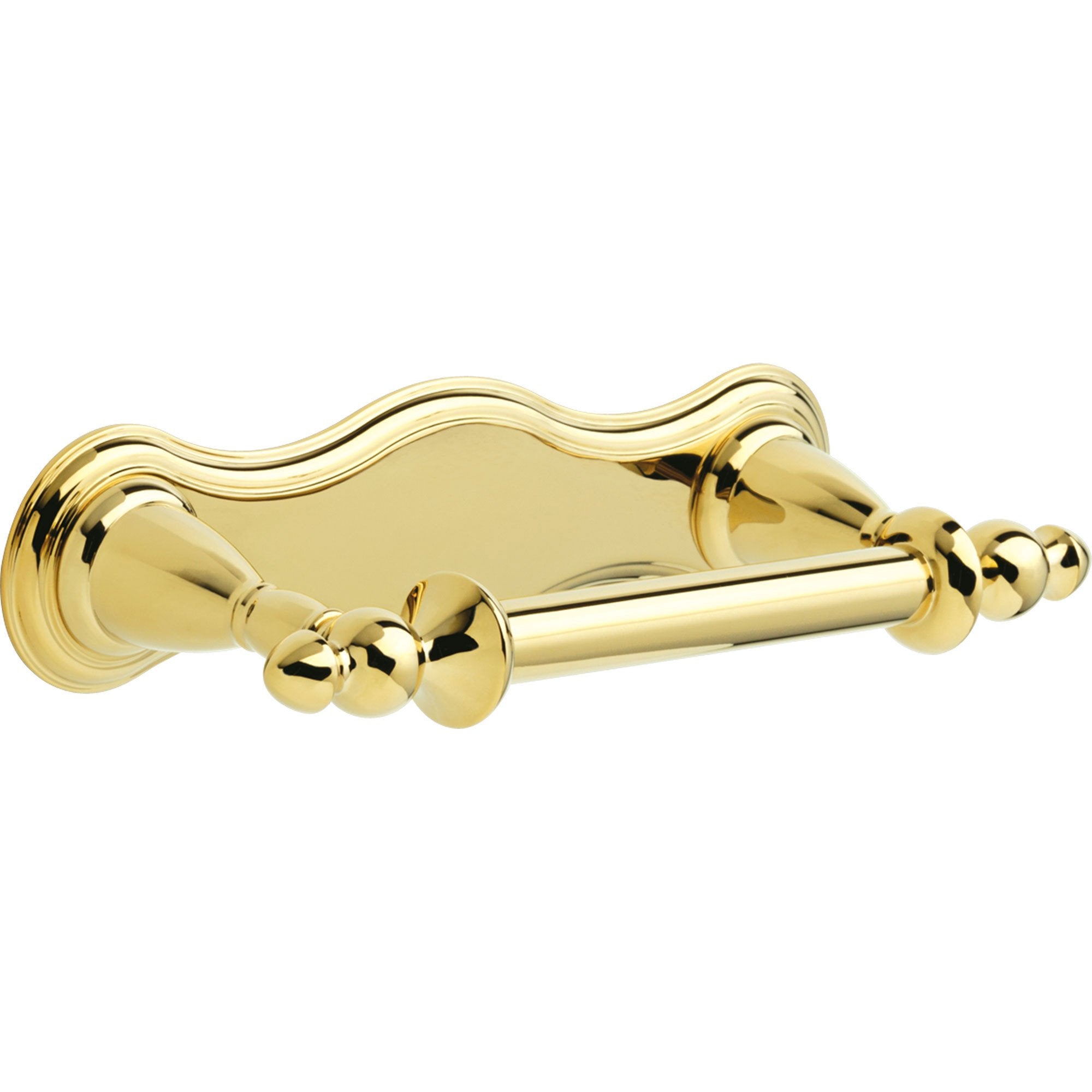 Delta Victorian Polished Brass Double Post Toilet Paper Holder 387473