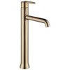 Delta Trinsic Collection Champagne Bronze Finish One Hole Modern Vessel Sink Lavatory Bathroom Faucet D759CZDST