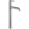Delta Trinsic Collection Stainless Steel Finish Single Handle One Hole Modern Vessel Sink Lavatory Bathroom Faucet D759SSDST