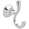 Delta Ashlyn Collection Chrome Finish Wall Mount Double Towel / Robe Hook D76435