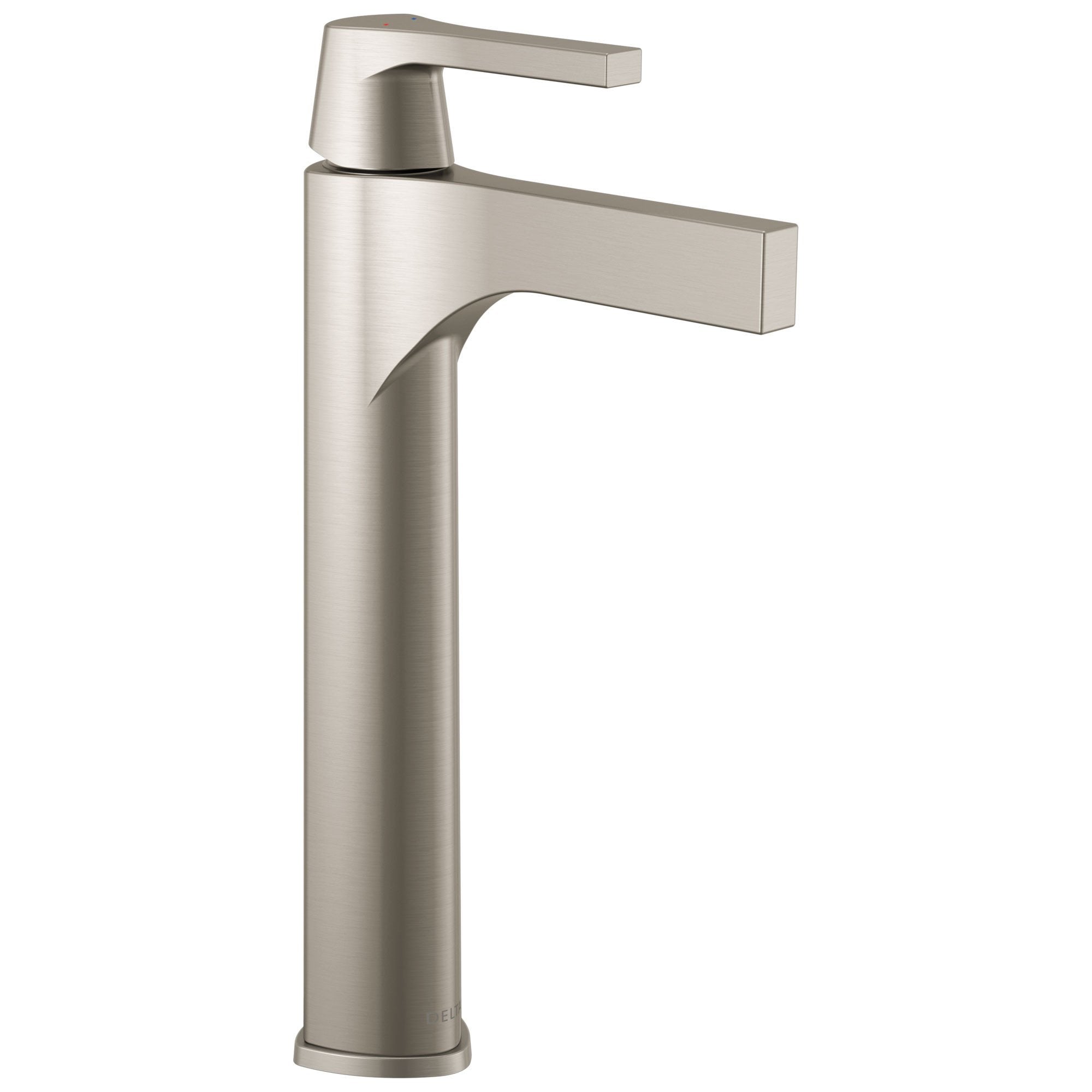 Delta Zura Collection Stainless Steel Finish Single Handle Bathroom Vessel Sink Lavatory Faucet 743906