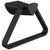 Delta Zura Matte Black Finish Triangular Hand Towel Ring Holder D77446BL