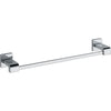 Delta Chrome Finish Arzo Modern Single Handle Bathroom Sink Faucet, 18" Towel Bar, Robe Hook, and Towel Ring Accessory Package D086CR