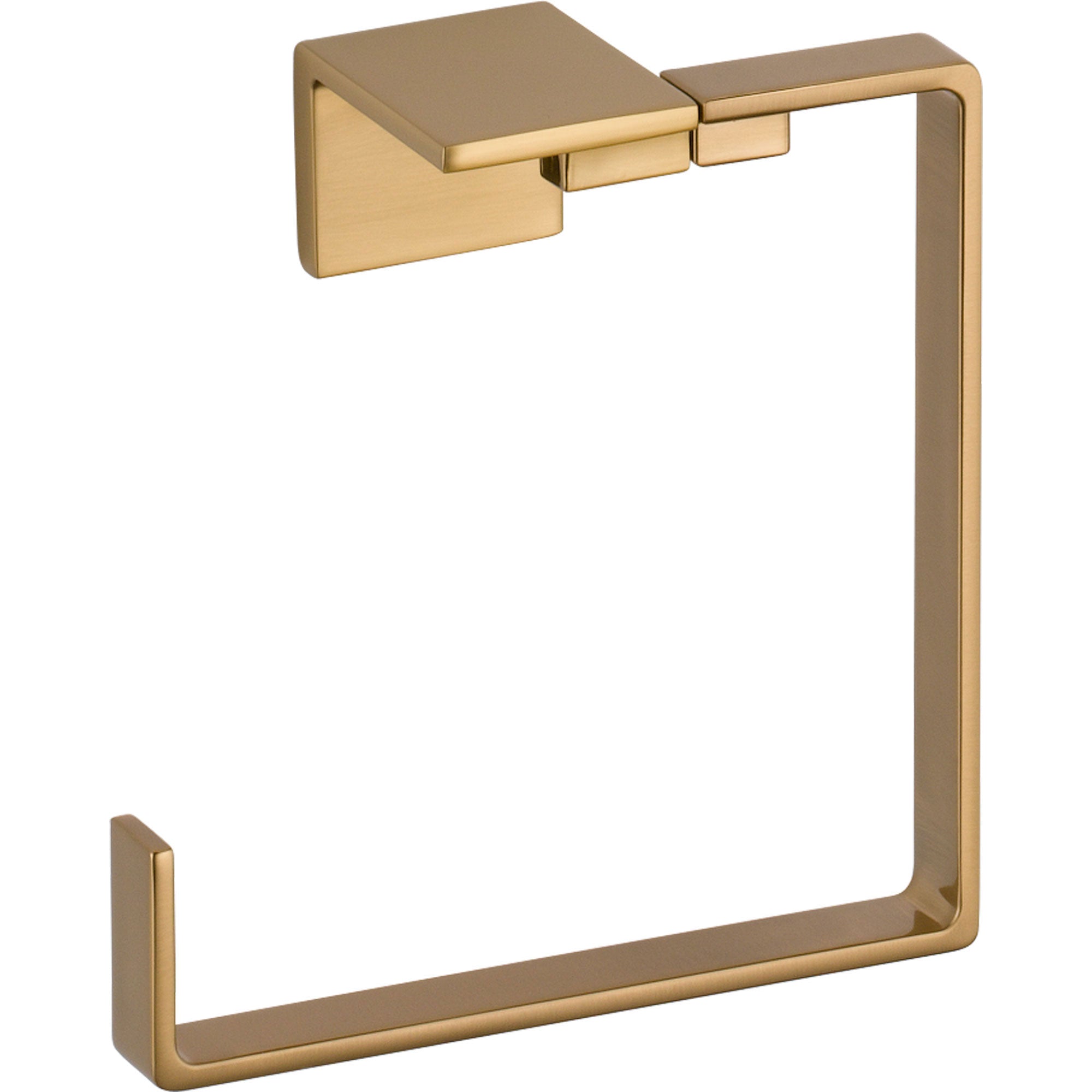 Delta Vero Champagne Bronze STANDARD Bathroom Accessory Set Includes: 24  Towel Bar, Toilet Paper Holder, Double Robe Hook, and Towel Ring D10061AP